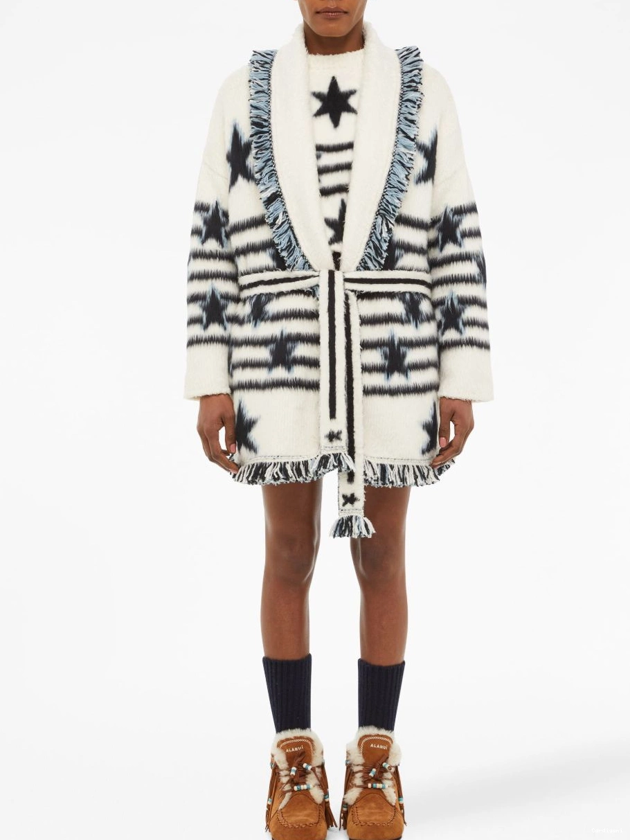 Affordable The By Stars jacquard cardigan Alanui Women 0823